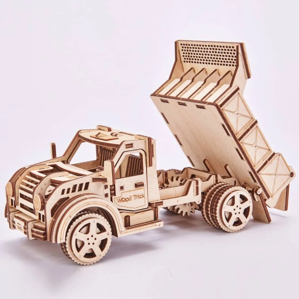 Wood Trick 425877  Wooden Scale Model Kit Truck