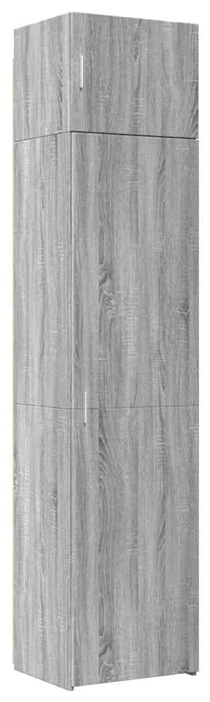 vidaXL Ντουλάπι Αποθήκευσης Στενό Δρυς 50x42,5x225 εκ. Επεξεργ. Ξύλο