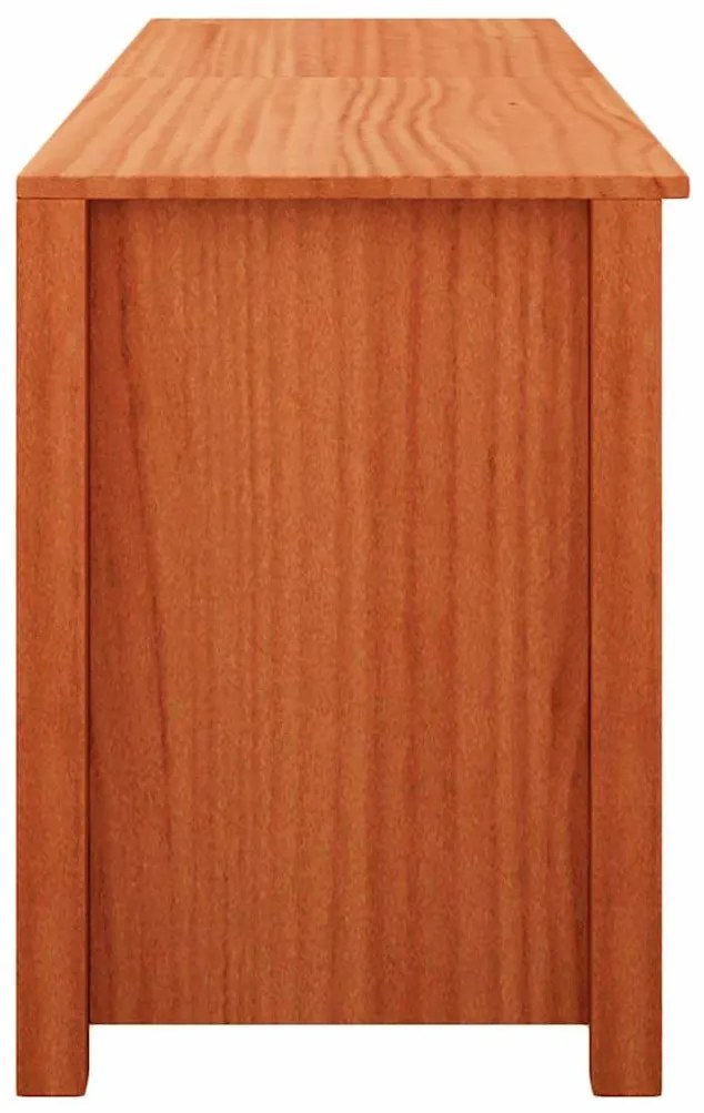 vidaXL Πάγκος για παπούτσια με ράφι Κερωτό καφέ 160 x 36,5 x 50 εκ.