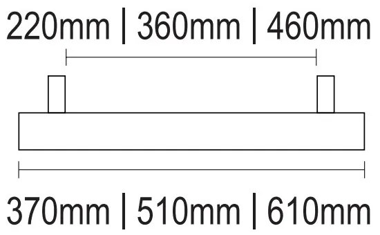 Λαβή Εξώθυρας Vio DP 04.6500 ΜΠΡΟΝΖΕ - 04.6500/220.Τ8