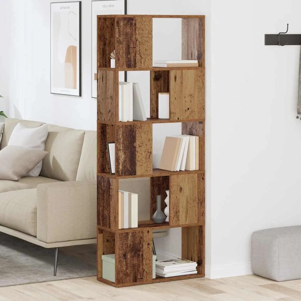 vidaXL Κέντρο ψυχαγωγίας Καφέ 60 x 24 x 155 εκ Επεξεργασμένο ξύλο