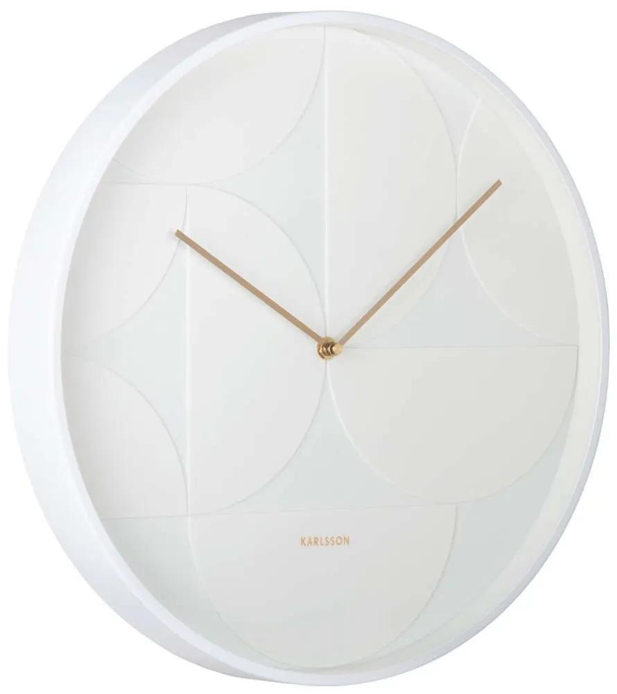 Ρολόι Τοίχου Echelon KA5948WH Φ40x4,5cm White Karlsson Μέταλλο