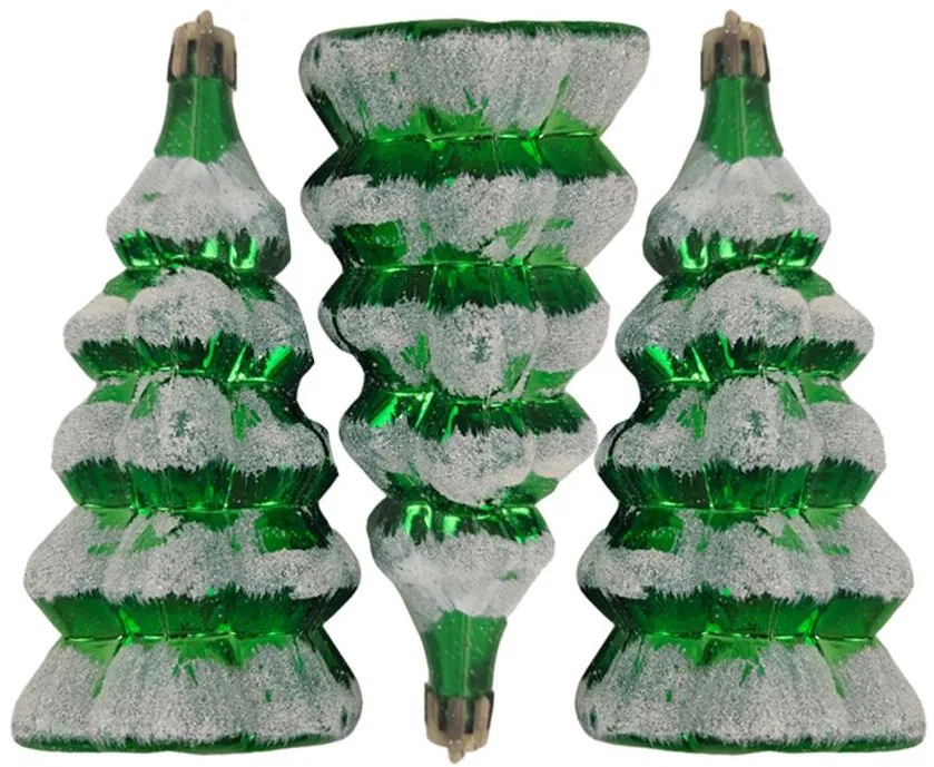 Σετ πλαστικά στολίδια Mini Tree 3 τεμάχια