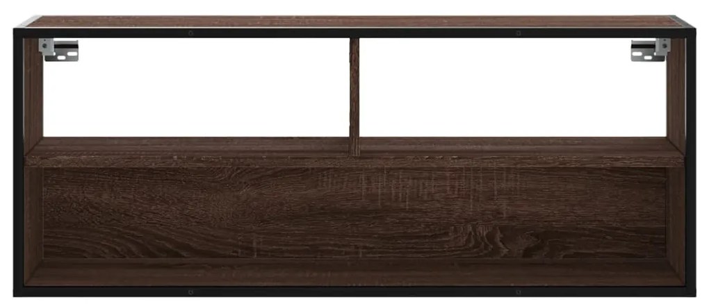 vidaXL Έπιπλο Τηλεόρασης Καφέ Δρυς 100x31x39,5 εκ. Επεξεργασμένο Ξύλο