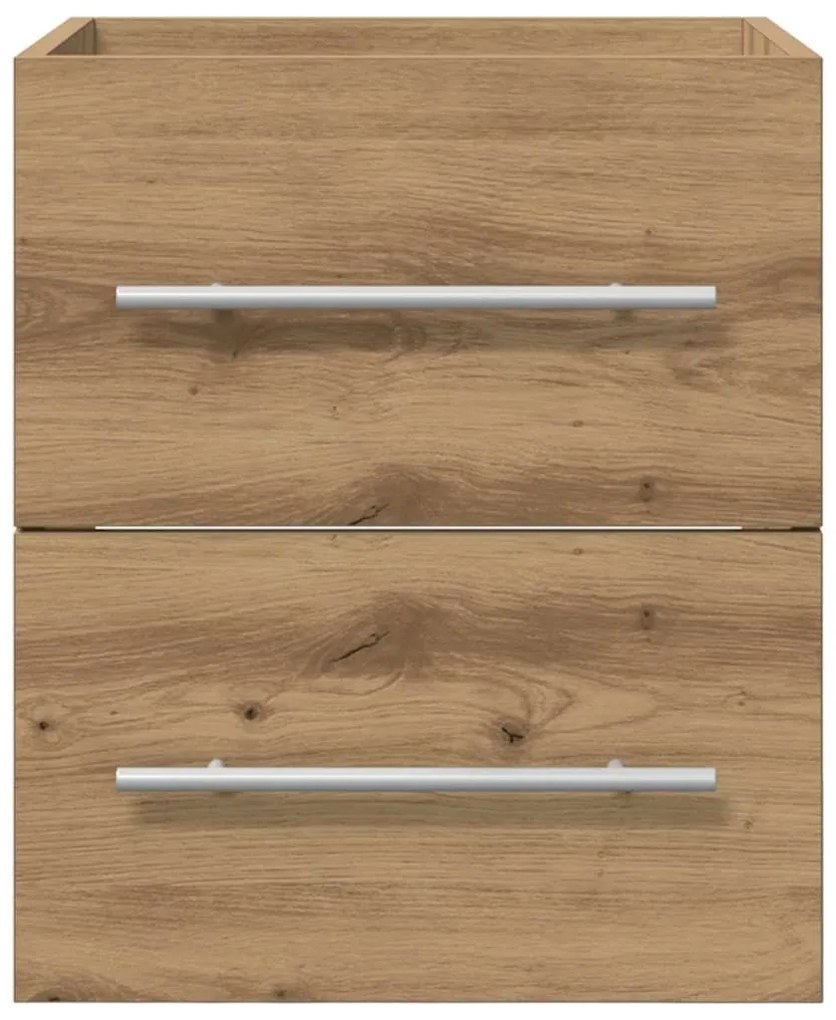 vidaXL Ντουλάπι νιπτήρα με συρτάρι Artisan Oak 38,5 x 41 x 48 εκ