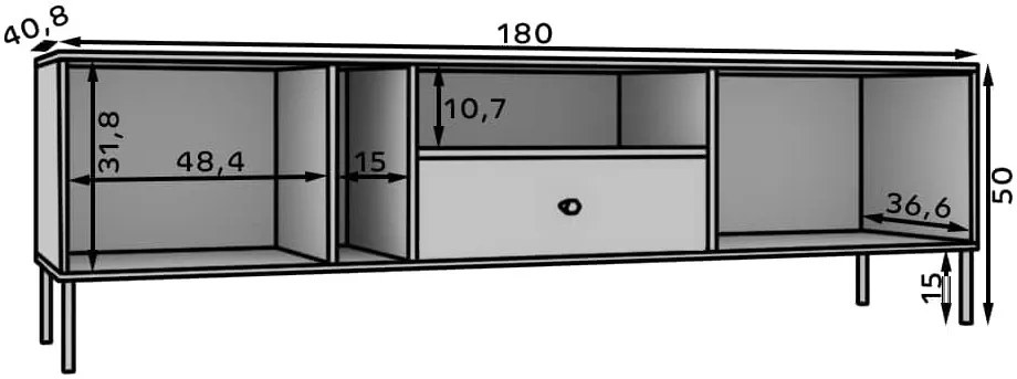 Έπιπλο τηλεόρασης Code2D1S-Mpez