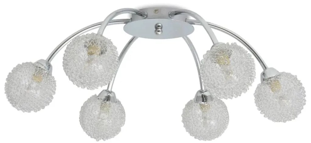 vidaXL Φωτιστικό Οροφής με 6 LED Λαμπτήρες G9 240 W