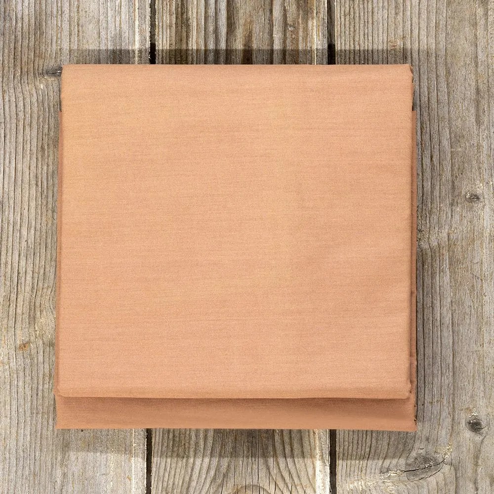 Σεντόνι Unicolors Latte Nima Μονό 160x260cm 100% Cotton