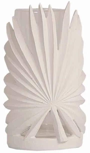 Κηροπήγιο Κεραμικό Λευκό Art Et Lumiere Φ14,5x23,5εκ. 15032