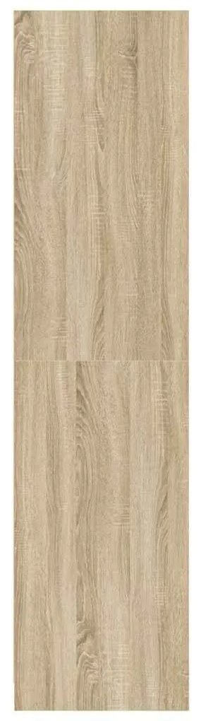 vidaXL Ντουλάπα Χρώμα Sonoma Δρυς 50 x 50 x 200 εκ. από Επεξ. Ξύλο