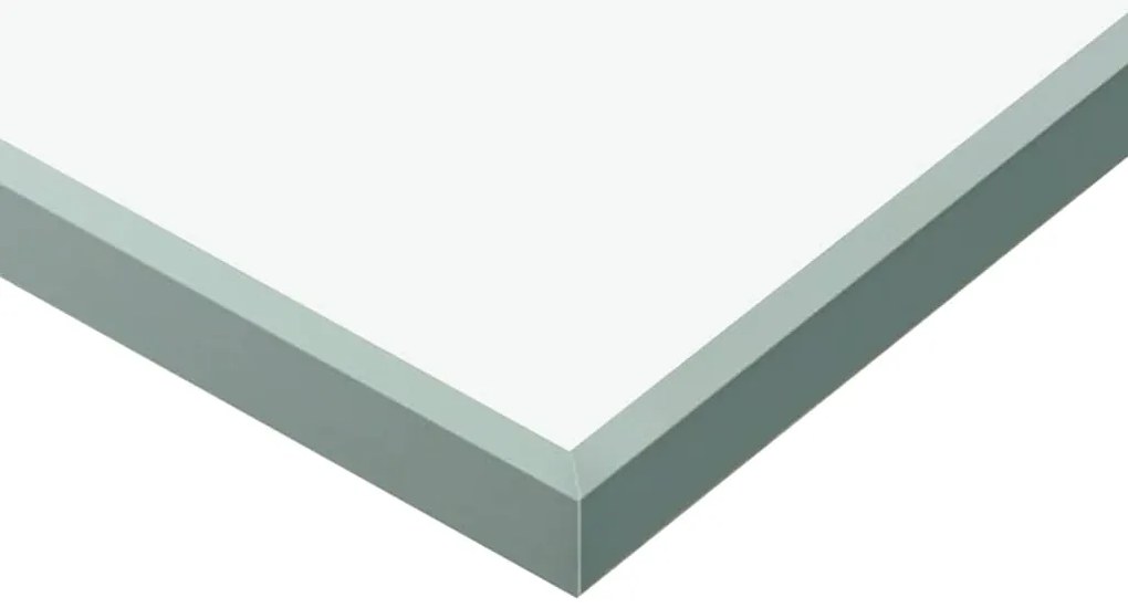 vidaXL Συρόμενη Πόρτα Άσημί 90 x 212 εκ. από Γυαλί ESG / Αλουμίνιο