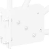 vidaXL Αδιάφανο σκίαστρο μπαλκονιού Λευκό 140 x 140 cm ύφασμα