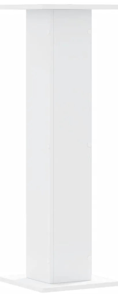 vidaXL Βάσεις Ηχείων 2 Τεμ. Λευκή 30x30x95 εκ. Επεξ. Ξύλο