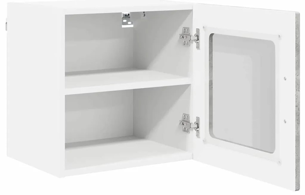 vidaXL Ντουλάπα Κουζίνας με ράφι Σκυρόδεμα Γκρι 40 x 31 x 40 εκ.