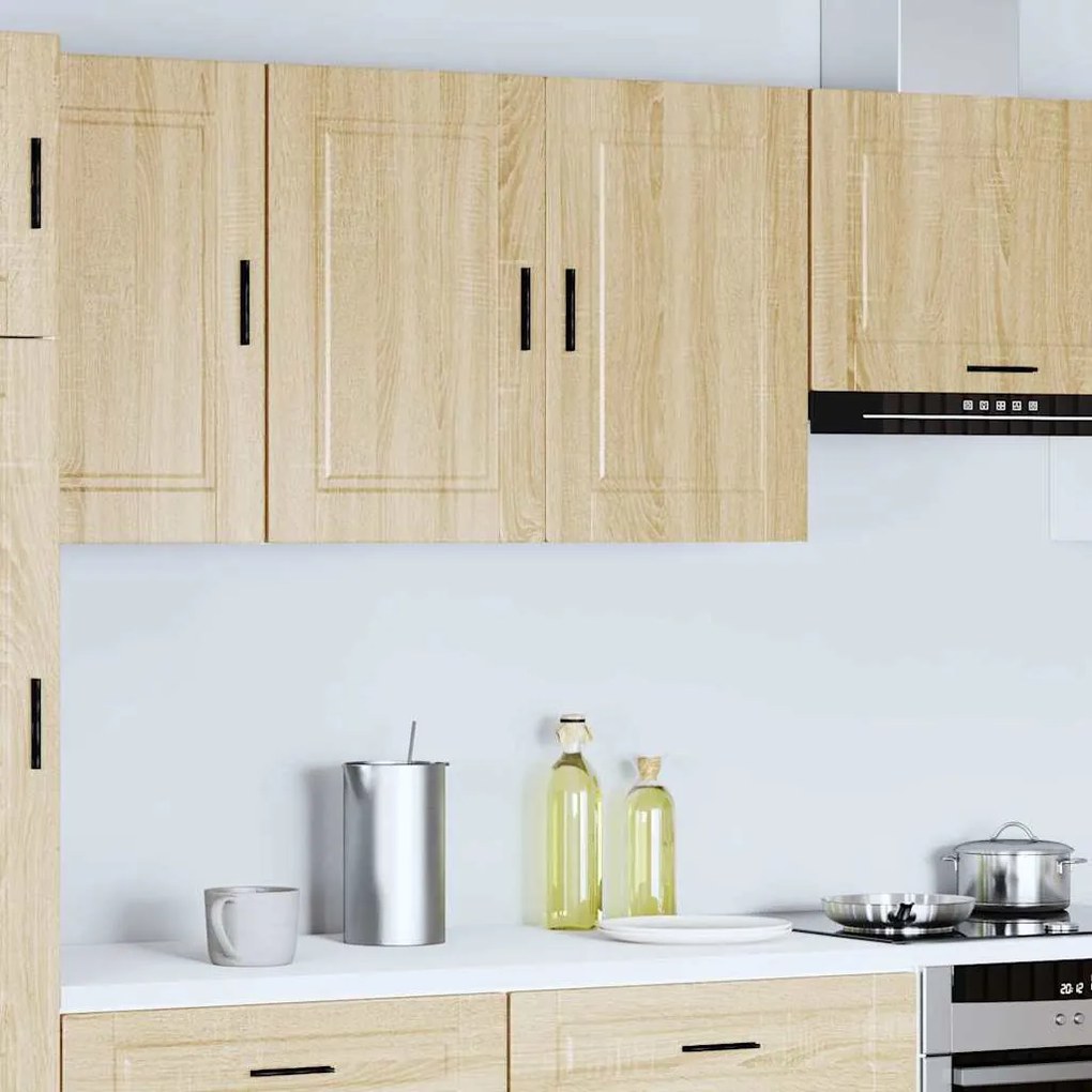 ντουλάπι τοίχου κουζίνας "Porto" Sonoma Oak Engineered Wood - Καφέ