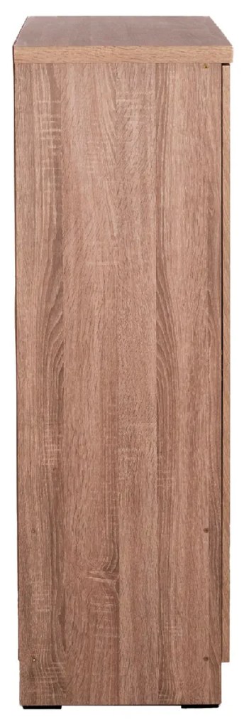 ΝΤΟΥΛΑΠΑ 3ΦΥΛΛΗ ΜΕ ΡΑΦΙΑ FUENTO HM2482.01 SONAMA OAK ΜΕΛΑΜΙΝΗ 120-116x40x123,5Υεκ.