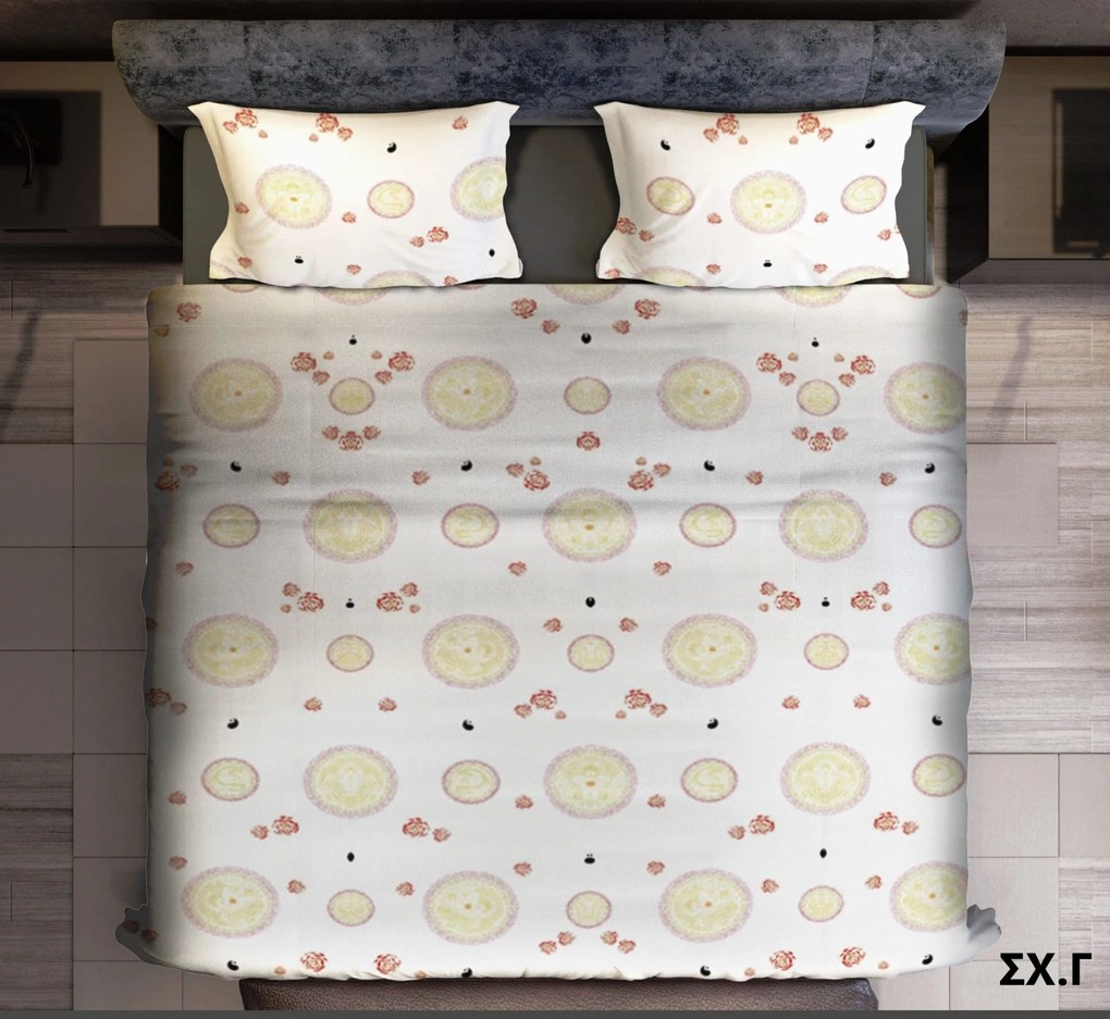 Ariete Casa Σετ Σεντόνια Μονά 160x240 Microfiber - DISON Εκρού