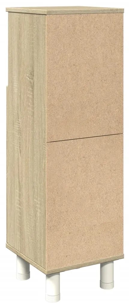 vidaXL Ντουλάπι Μπάνιου Sonoma Δρυς 30,5x30x95 εκ. Επεξεργασμένο Ξύλο