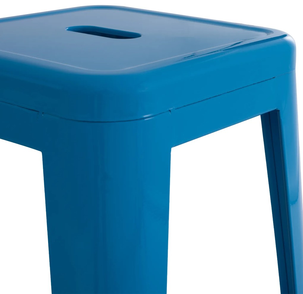 ΣΚΑΜΠΟ ΜΠΑΡ ΜΕΤΑΛΛΙΚΟ MELITA-PRO HM8642.48 ΣΕ ΜΠΛΕ 43x43x78Υεκ. (1 Τεμμάχια)