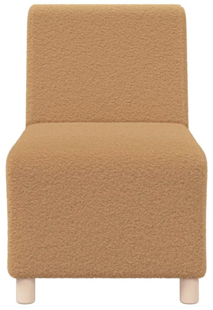 vidaXL Μοναδικός Καναπές χωρίς Χερούλια 2 pcs Μπεζ 55 x 74 x 82 εκ.