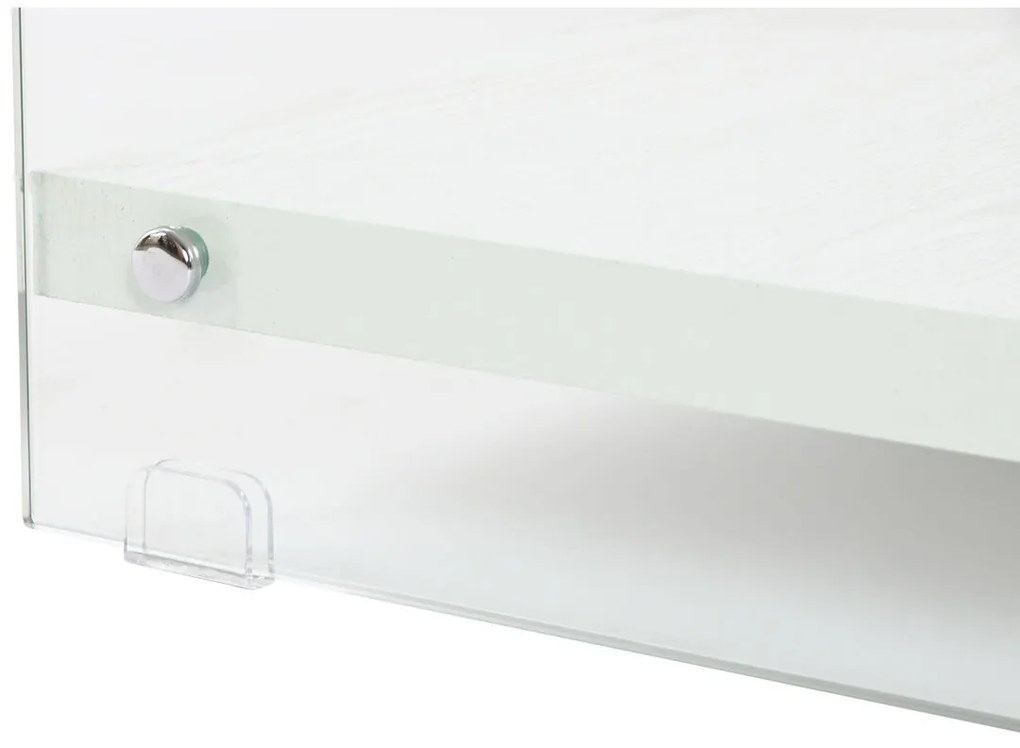 Τραπεζάκι Καφέ DKD Home Decor Κρυστάλλινο Ξύλο MDF 130 x 65 x 35,5 cm
