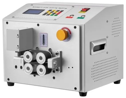 VEVOR Auto Heat-Shrink Tube Cutter, Automatic Pipe Cutting Machine with LCD Display, 1mm-20mm Cutting Diameter, 0.1mm-99999.9mm Cutting Length, Ideal for PVC PE Tube, Silicone Tube, Soft Water Pipe