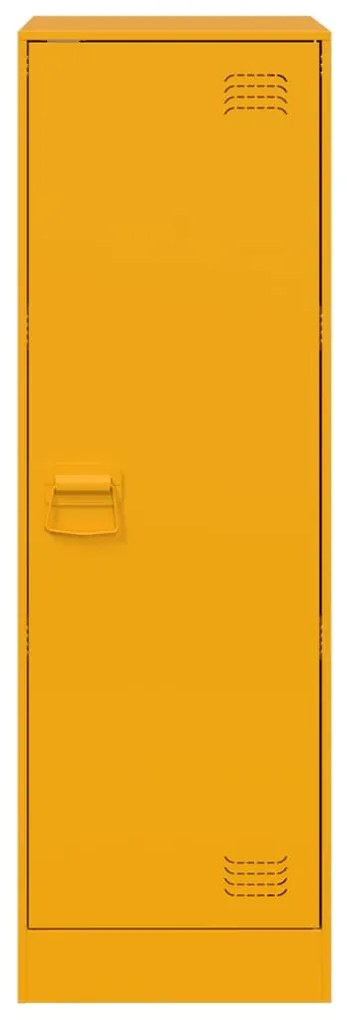 vidaXL Ντουλάπι Μουσταρδί 34,5x39x107 εκ. από Ατσάλι