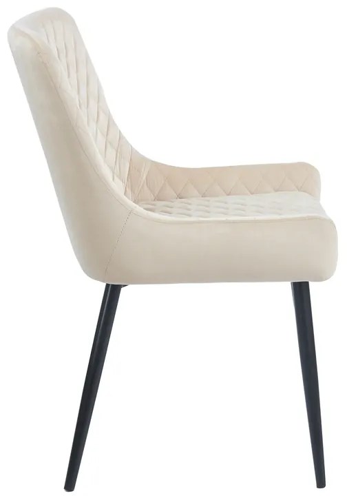 VANESA BEIGE VELVET ΥΦΑΣΜΑ ΚΑΡΕΚΛΑ ΜΕΤΑΛΛΙΚΗ
