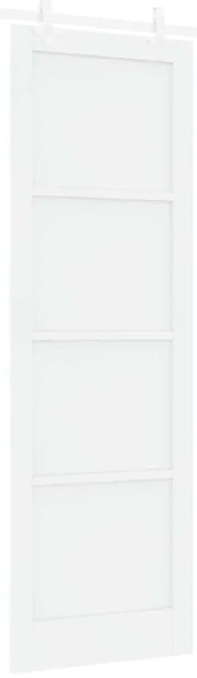 vidaXL Συρόμενη Πόρτα Λευκό 78 x 232 cm
