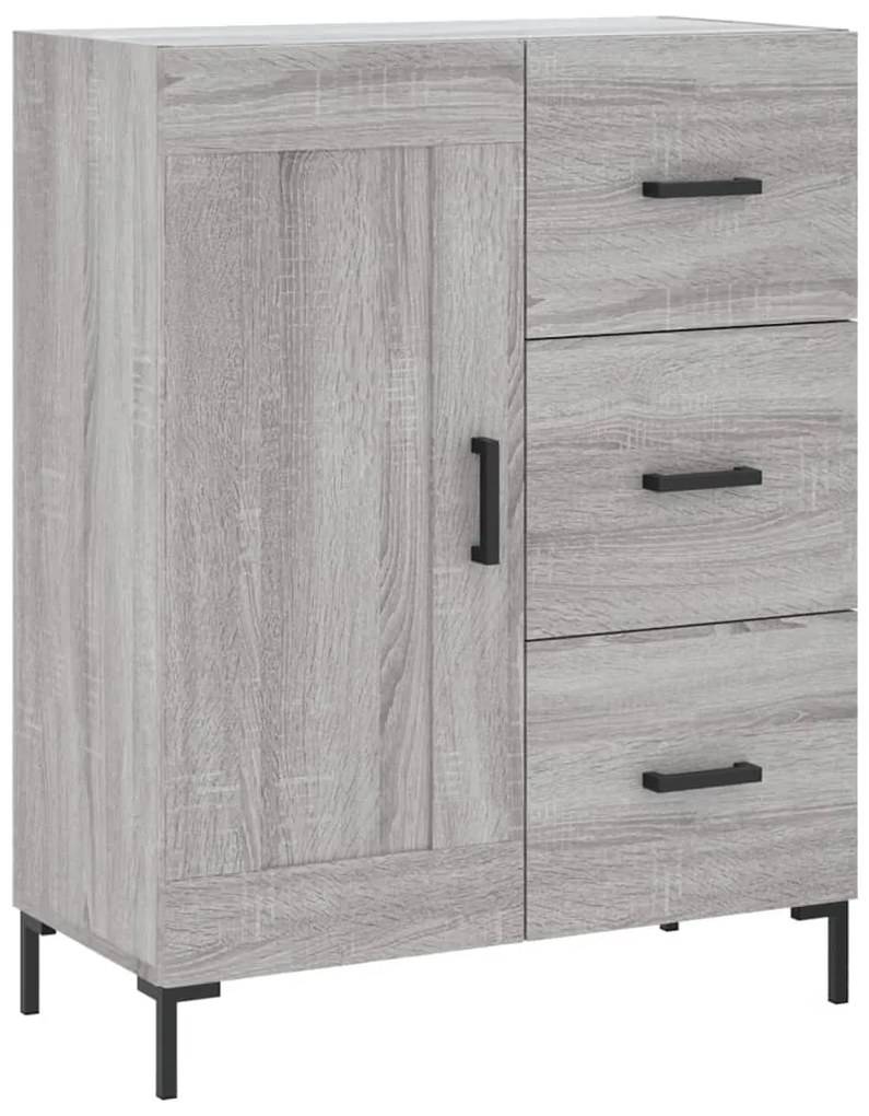 vidaXL Ντουλάπι Γκρι Sonoma 69,5 x 34 x 90 εκ. από Επεξεργασμένο Ξύλο