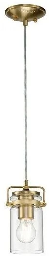 Κρεμαστό Φωτιστικό Οροφής 1xE27 Brinley Elstead Lighting-KL-BRINLEY-MP-BB-Ορείχαλκος KL-BRINLEY-MP-BB
