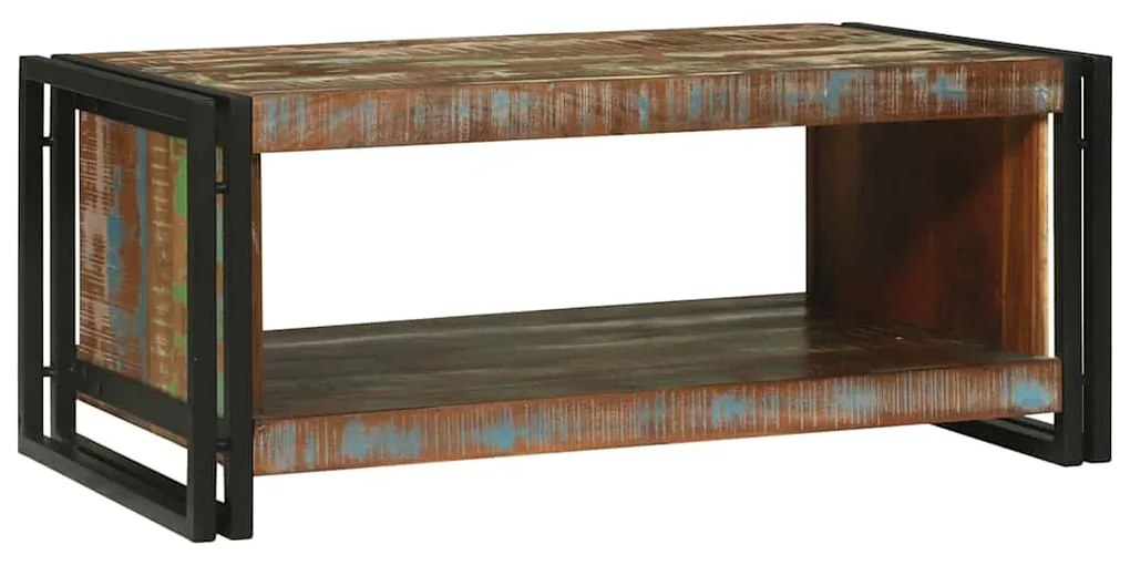 vidaXL Τραπεζάκι σαλονιού 90 x 50 x 38 εκ Στερεό Ανακτηθέν Ξύλο