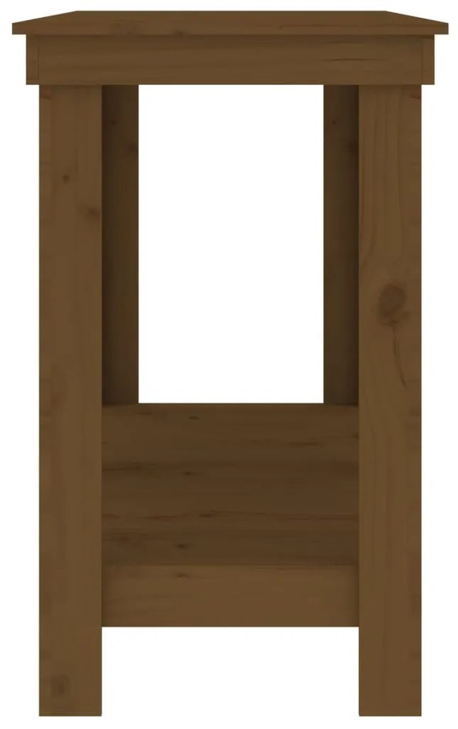 vidaXL Πάγκος Εργασίας Μελί Καφέ 180 x 50 x 80 εκ. Μασίφ Ξύλο Πεύκο