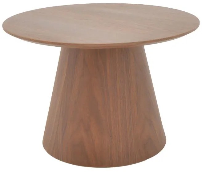 Βοηθητικά τραπέζια Kayano σετ 2 τεμ mdf σε καρυδί απόχρωση 45x45x50 εκ.