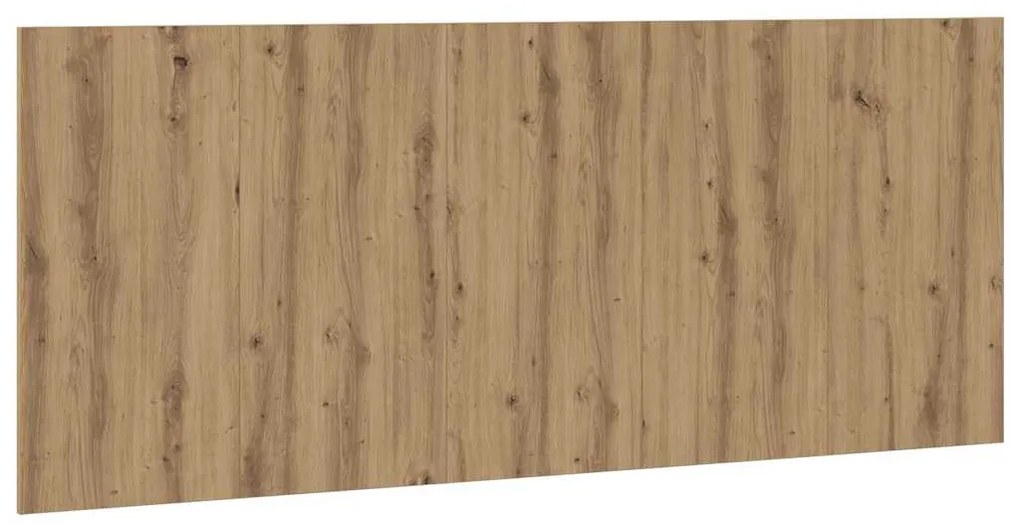vidaXL Κεφαλάρι Κρεβατιού Δρυς τεχνίτης 200x1,5x80 εκ