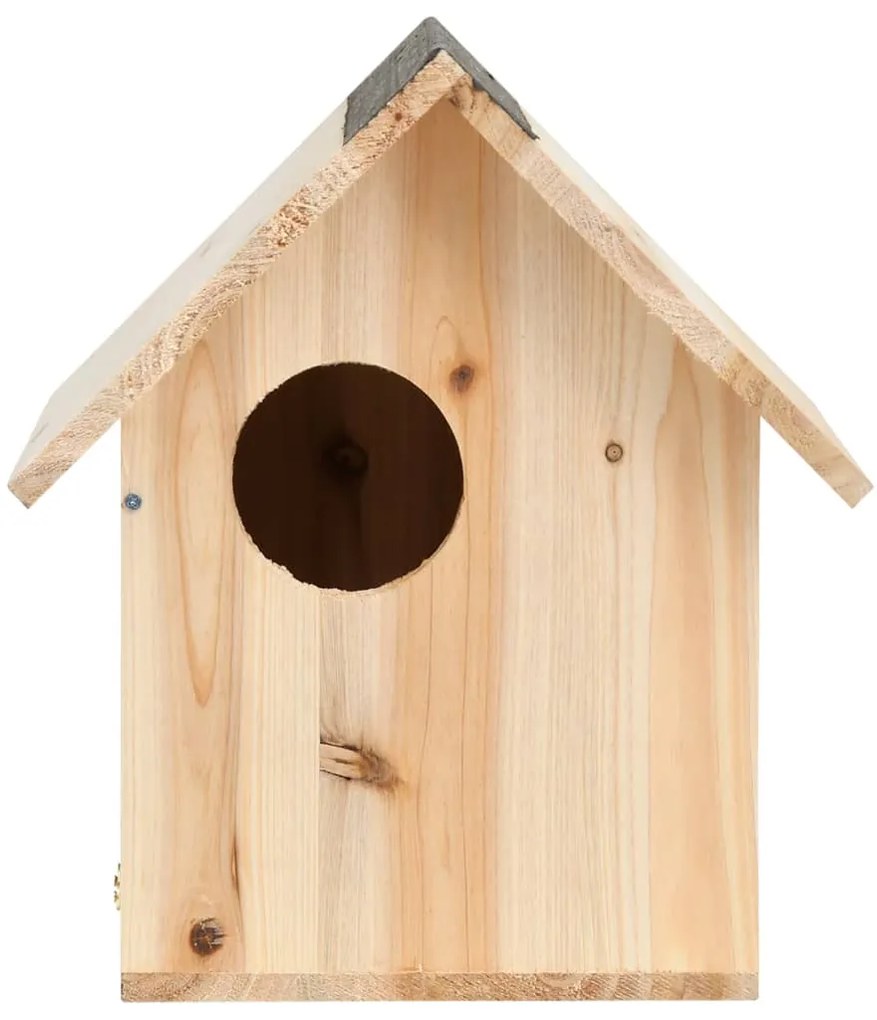 vidaXL Σπιτάκι Σκίουρου 26 x 25 x 29 εκ. Μασίφ Ξύλο Ελάτης
