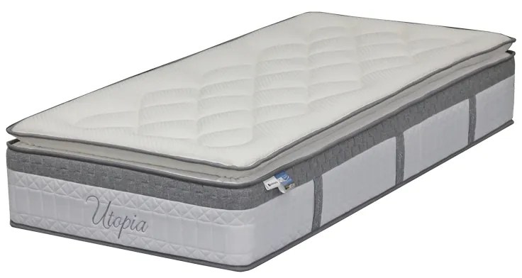 Στρώμα Utopia pocket spring με ανώστρωμα 30-32cm 90x190εκ Υλικό: POCKET SPRING   FOAM 100-000056