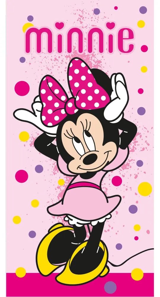 Borea Πετσέτα Θαλάσσης Microfiber Minnie Mouse 70 x 140 cm Ροζ