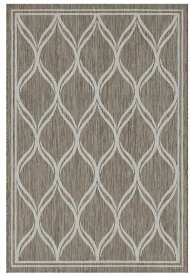 Beauty Home Χαλί ψάθα Palm Art 9773 166x230 Μπεζ