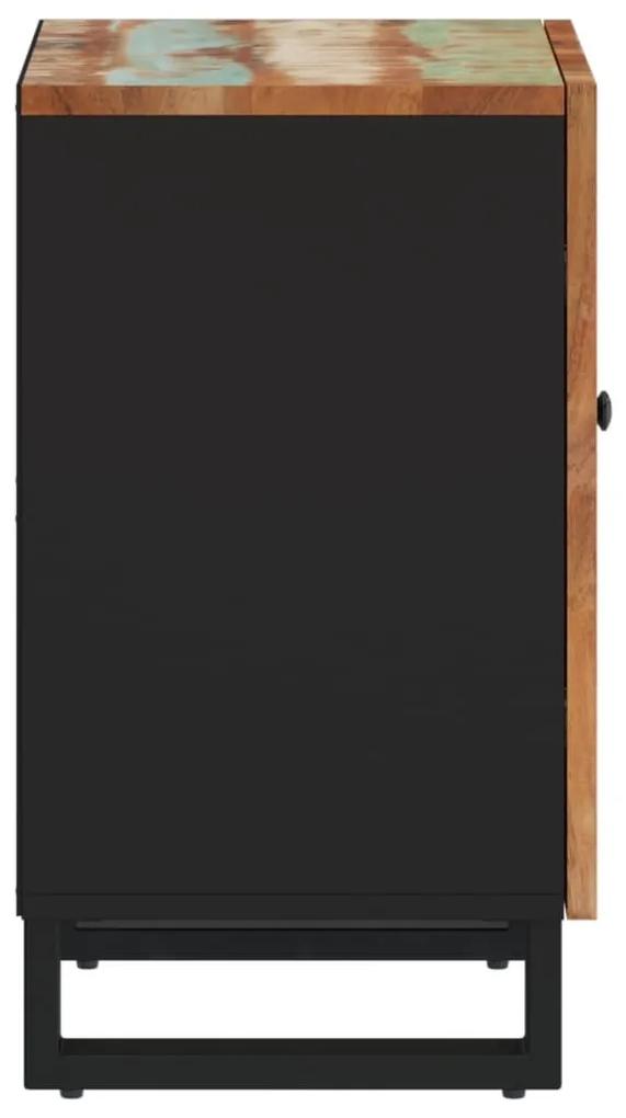 Ντουλάπι Μπάνιου 38 x 33 x 58 εκ. από Μασίφ Ανακυκλωμένο Ξύλο - Πολύχρωμο