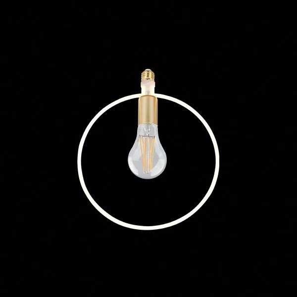 Διακοσμητική Λάμπα LED Eurolamp Dimmable E27/12W/2700K/1500Lm Circle 147-78723