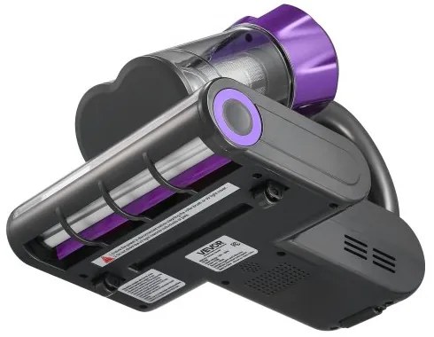 VEVOR Mattress Vacuum Cleaner with 18Kpa Powerful Suction HEPA Filter 550W Gray