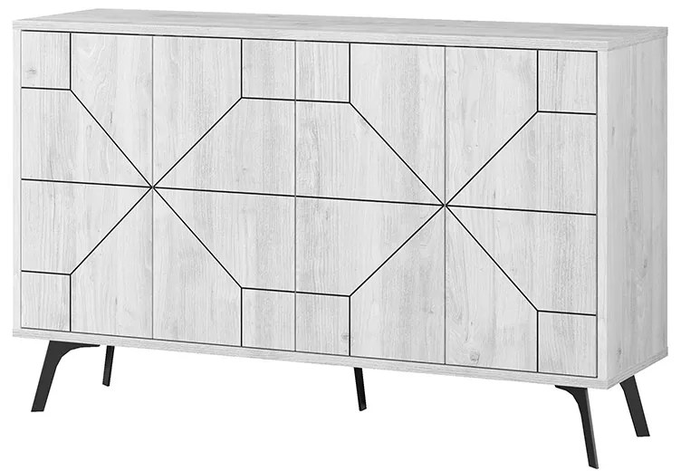 ΜΠΟΥΦΕΣ DUNE MEGAPAP ΧΡΩΜΑ ΛΕΥΚΟ ΑΝΤΙΚΕ 123X35X77,4ΕΚ.