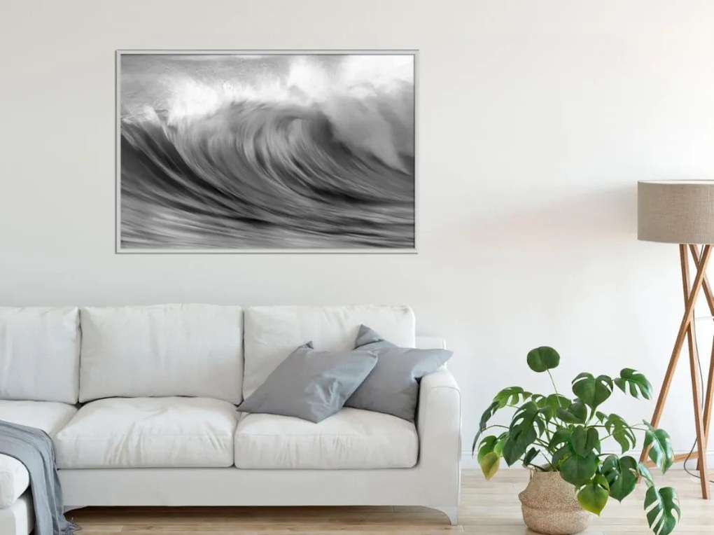 Αφίσα - Big Wave - 30x20 - Χρυσό - Με πασπαρτού