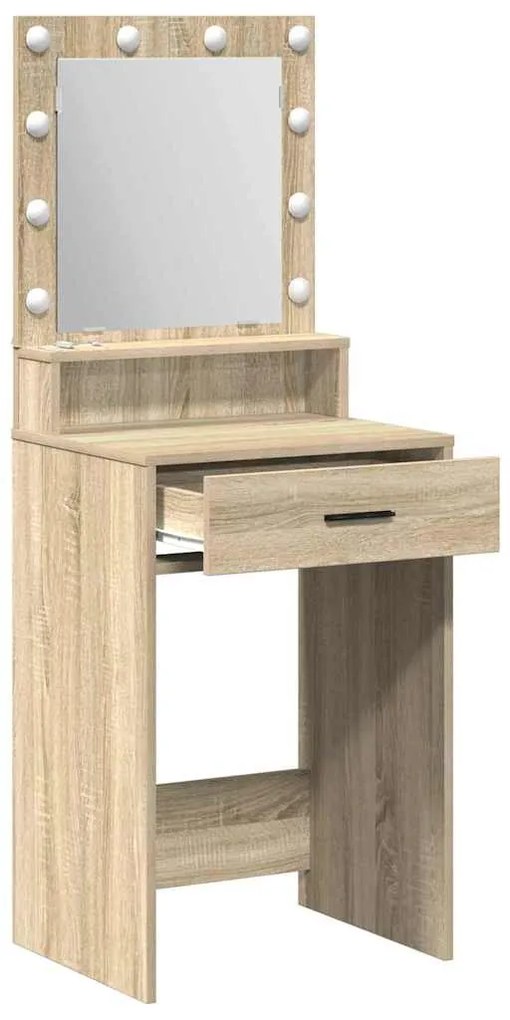 vidaXL Κομοδίνο Sonoma Δρυς 50 x 41 x 135 εκ Επεξεργασμένο ξύλο