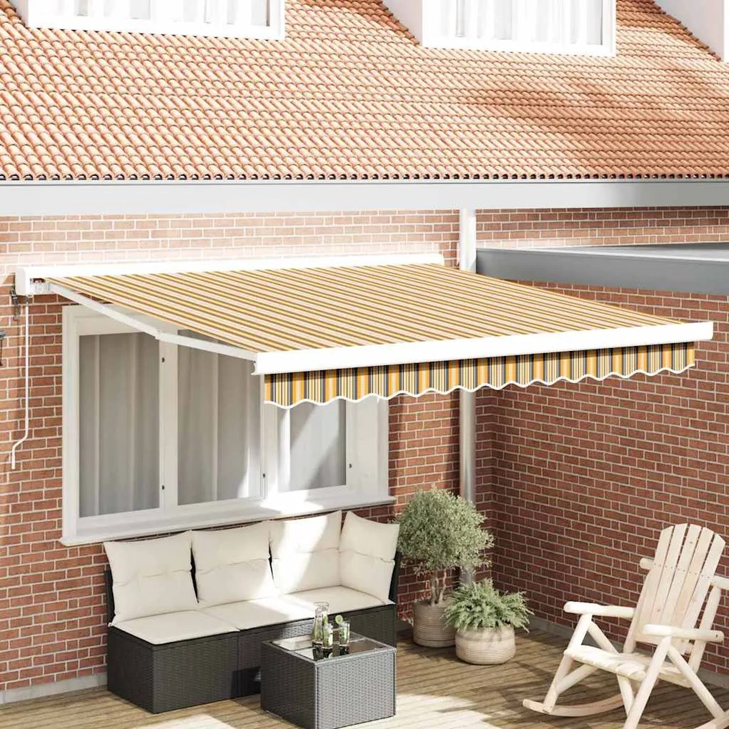 vidaXL Σκηνίτσα Αναδιπλούμενη Πολύχρωμο 300 x 250 εκ Ύφασμα, Μέταλλο