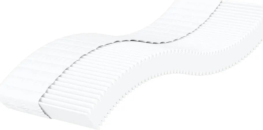 vidaXL Καναπές Κρεβάτι με Στρώμα Μαύρο 80 x 200 εκ. Υφασμάτινο