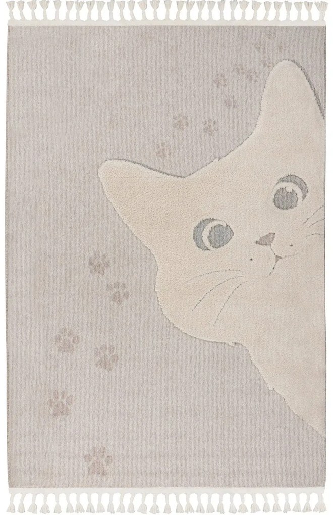 Χαλί Fano 396 Cats Brown-Grey Obsession 120Χ170cm