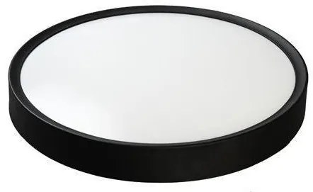 Πλαφονιέρα Φωτιστικό Οροφής LED 50W 3CCT Φ59cm Plus Eurolamp-144-51026-Μαύρο 144-51026