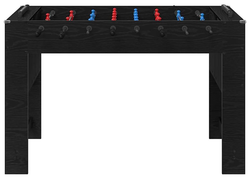 vidaXL Τραπέζι Φουτμπολ Μαύρη Οξυά 125 x 60,5 x 80 εκ.